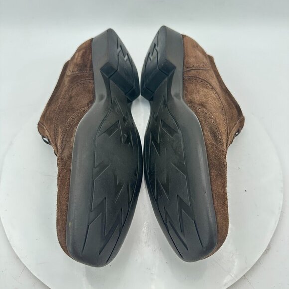 JM Weston Men Size 8.5D Brown Suede Brogue Wingtip Lace Up Oxford Dress Shoes - Picture 7 of 11